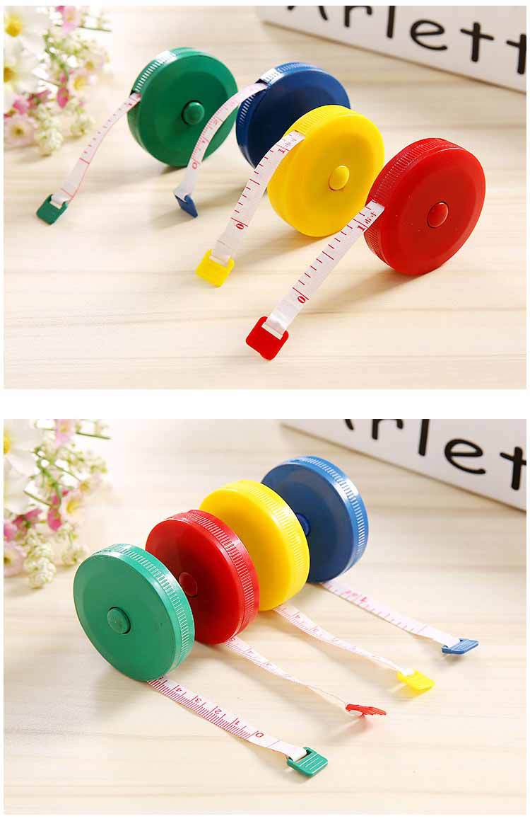 Cuộn Thước Dây 150cm , Cuộn Rút Mini Nhỏ Gọn, Đo May Đồ, Đo Kích Thước Ba Vòng, Đo Eo
