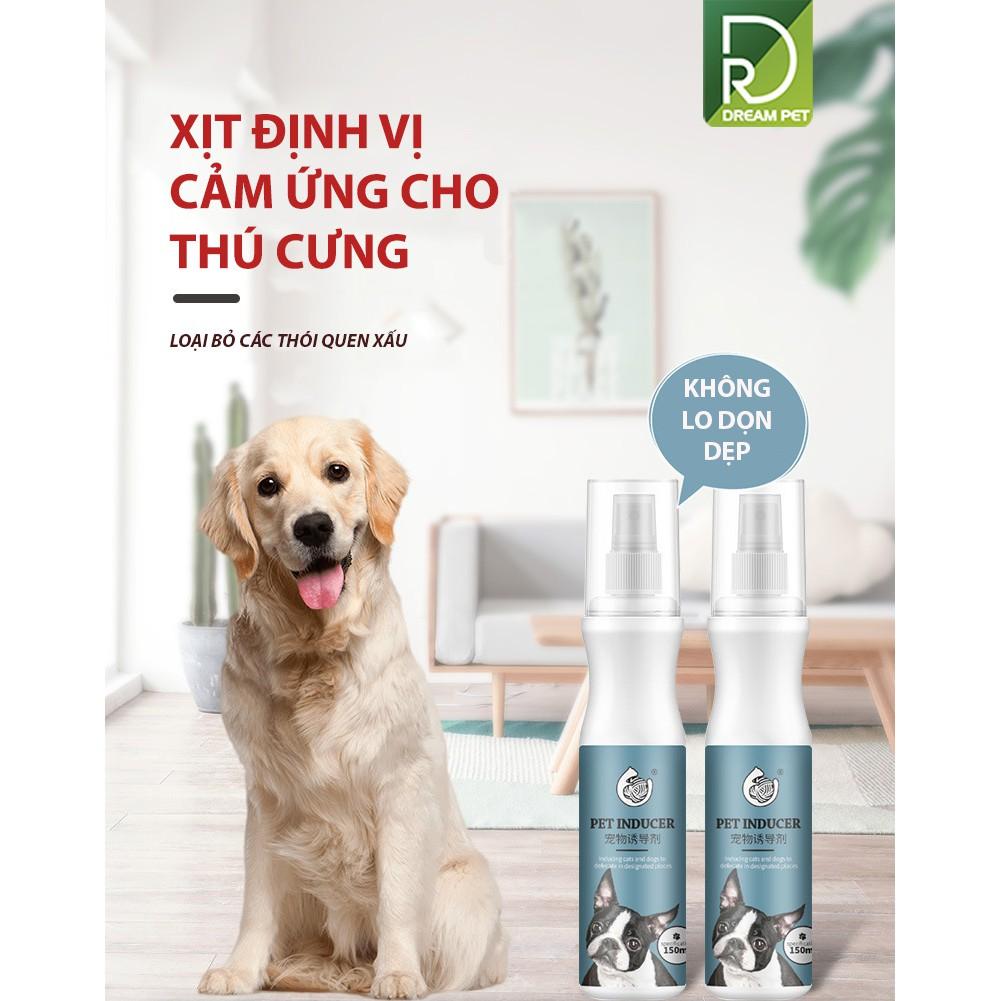 XỊT ĐỊNH VỊ VỆ SINH CHÓ MÈO - HUẤN LUYỆN CHÓ MÈO VỆ SINH ĐÚNG CHỖ