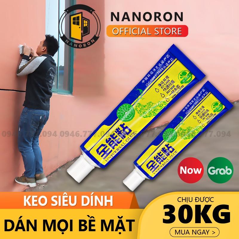 Keo siêu dính dán mọi bề mặt nội địa Trung Universal Glue Nanoron  Keo dán tường dán gỗ dán gạch và các bề mặt phẳng
