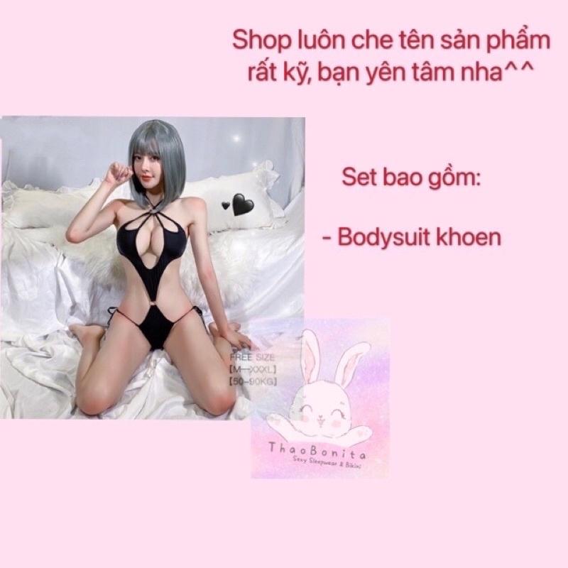 Bộ bodysuit khoen cực sexy TẶNG KÈM LỤC LẠC GIAO HOẢ TỐC HCM