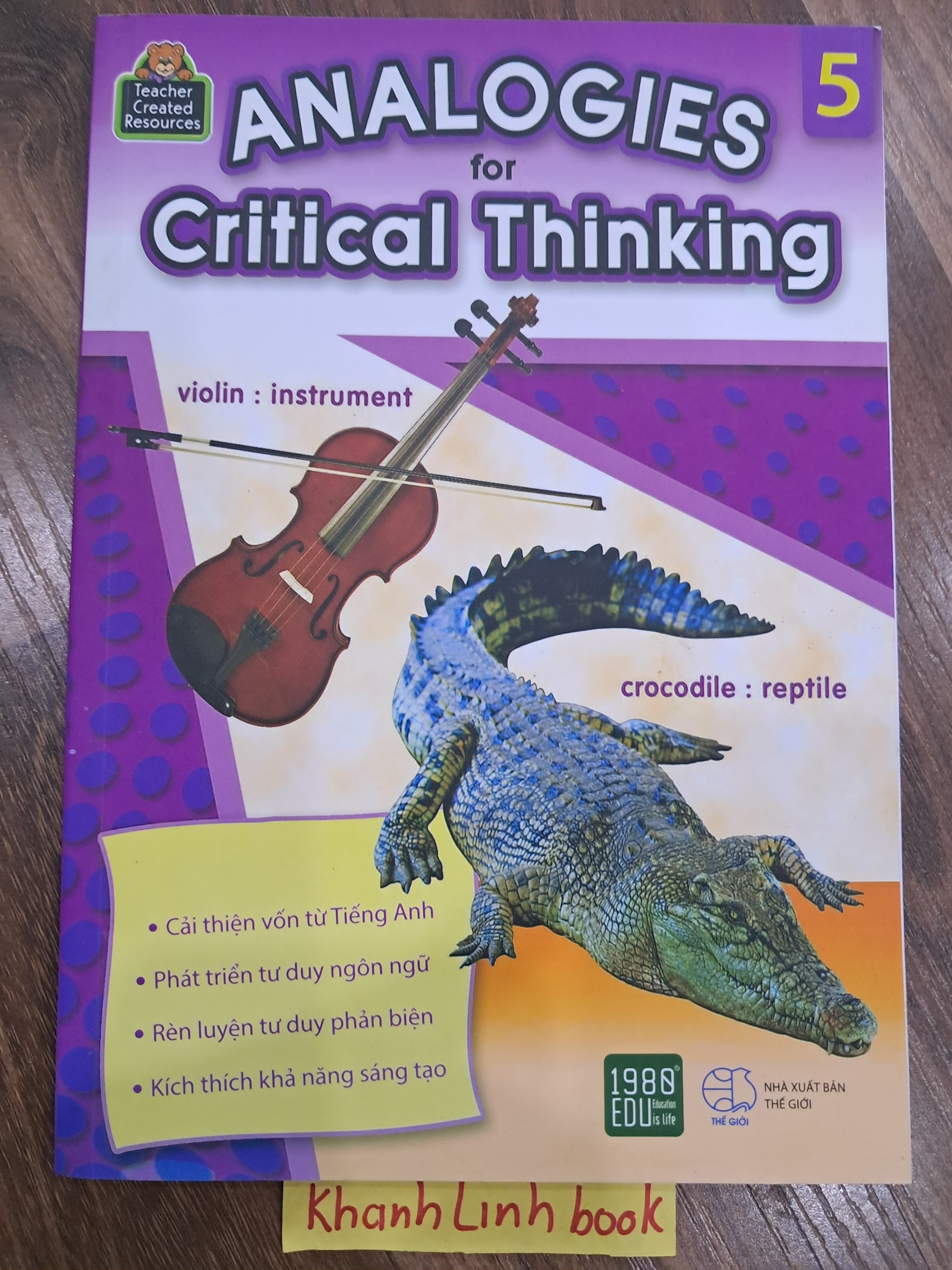 Sách - Analogies for Critical Thinking - Tập 5