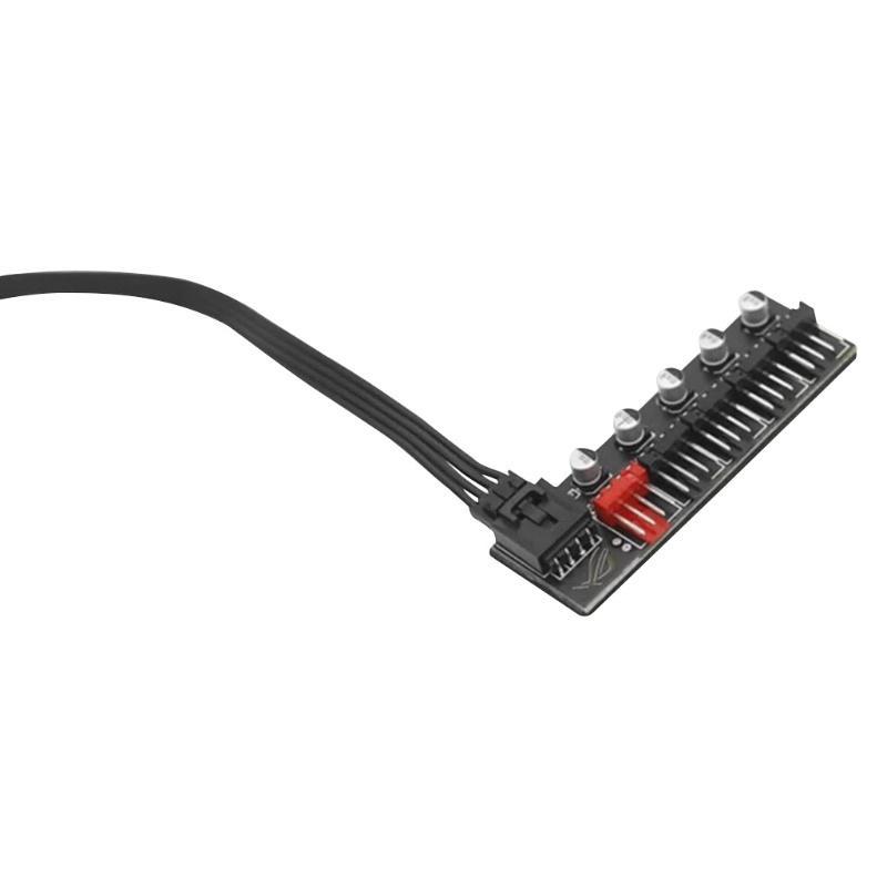 Rx Bộ Điều Khiển Tốc Độ Quạt Tản Nhiệt 4 Pin Pwm 5 Cổng Cho Máy Tính