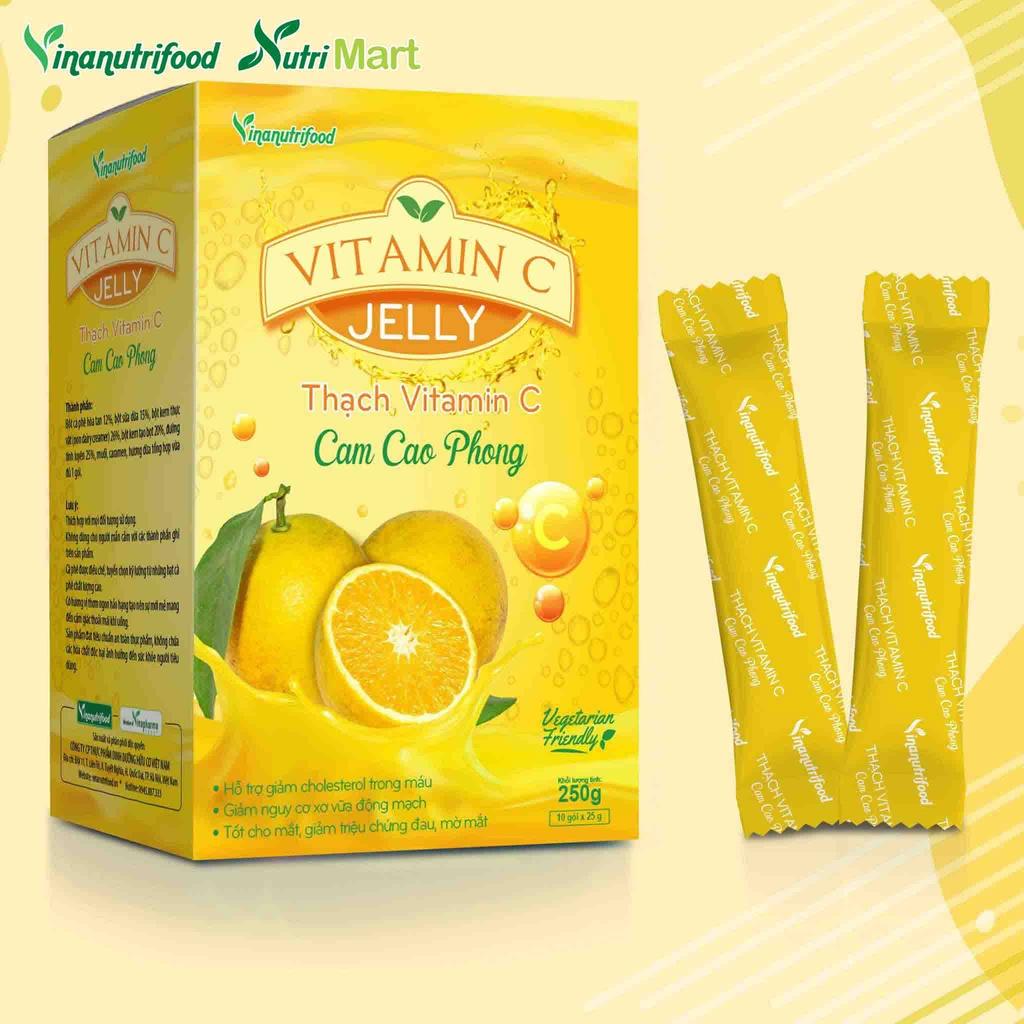 Thạch Vitamin C Vinanutrifood Cam Cao Phong tăng cường sức đề kháng 250g