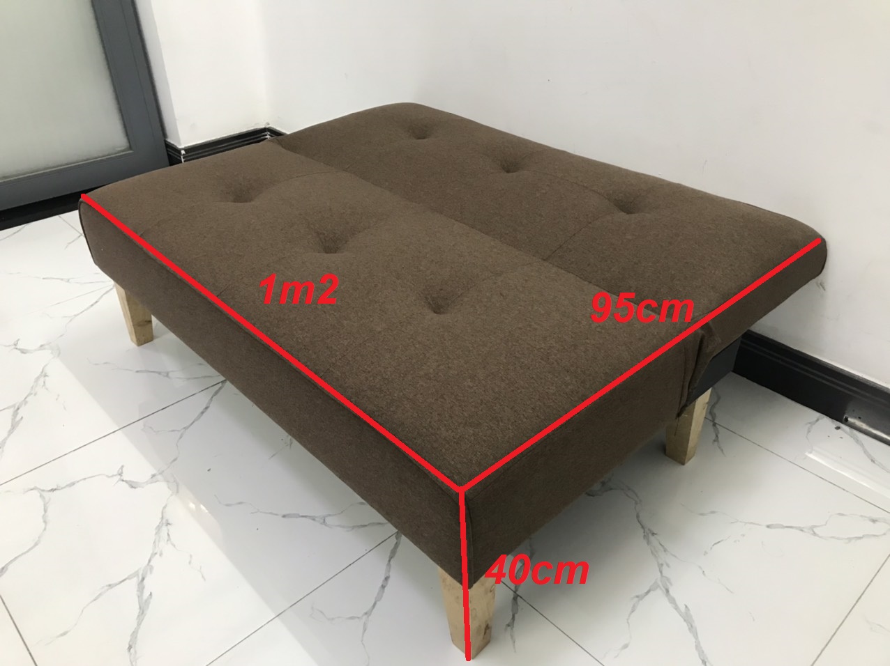 Bộ ghế sofa giường 1m2x95 sofa bed phòng khách sopha linco