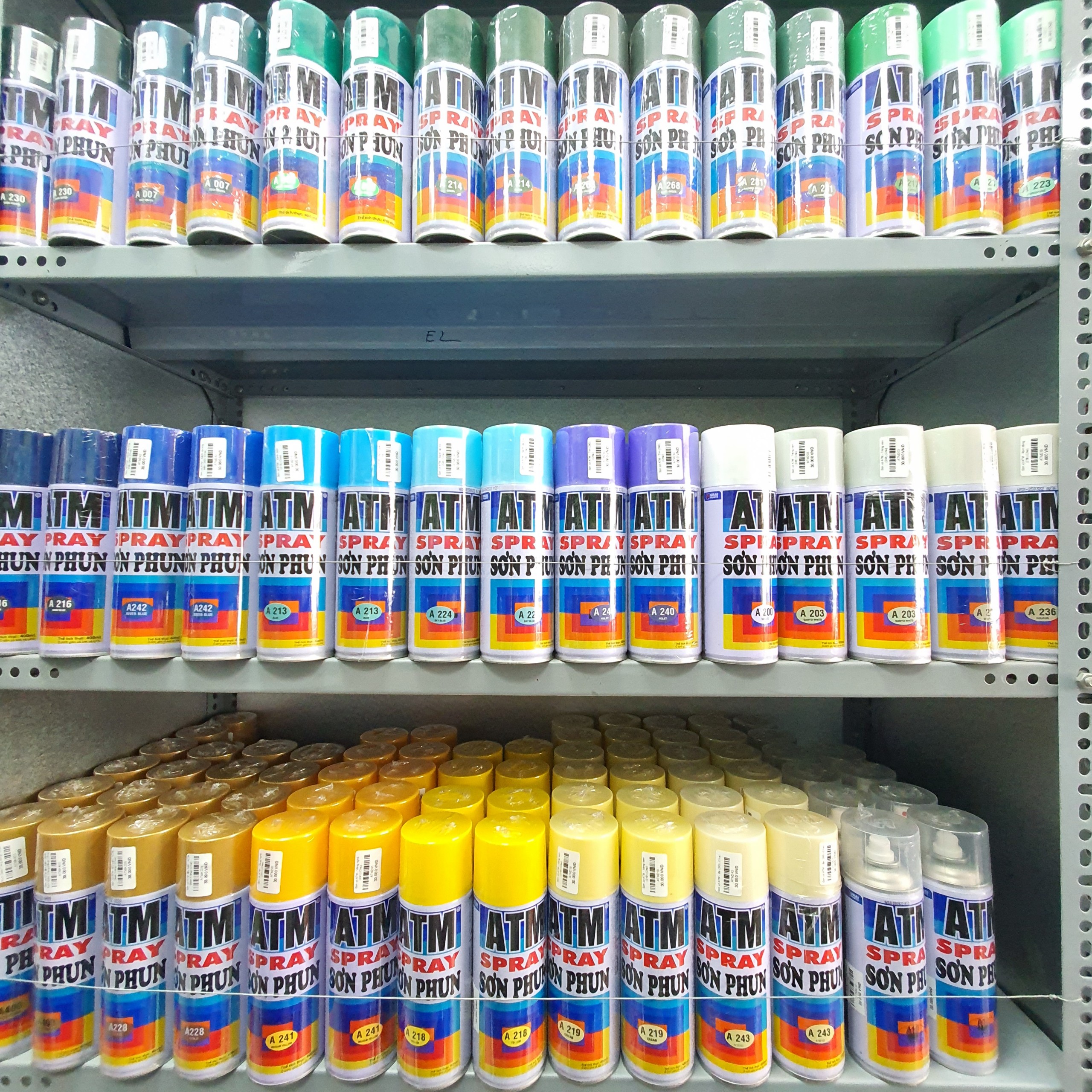 Sơn xịt ATM 400ml đủ màu