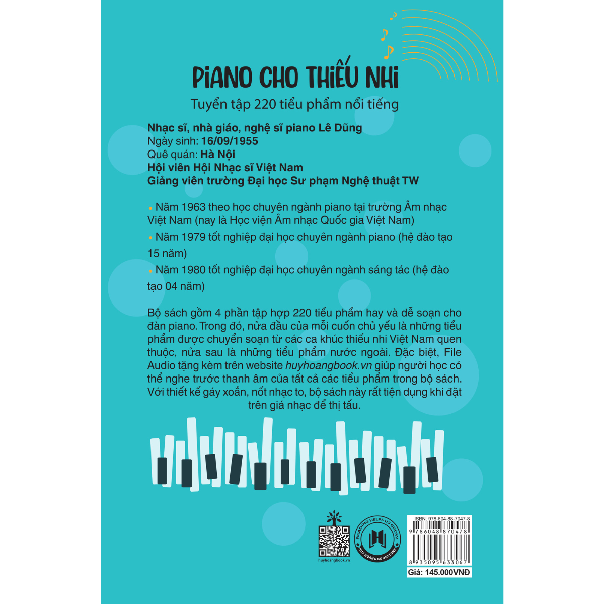 Piano Cho Thiếu Nhi - Tuyển Tập 220 Tiểu Phẩm Nổi Tiếng - Phần 1