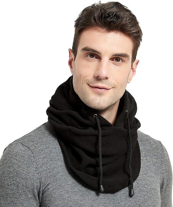 Mũ trùm đầu lớp dày, mũ lông cừu dày, gió và mui xe kéo nóng, mặt nạ trượt tuyết, người đàn ông da đen và phụ nữ