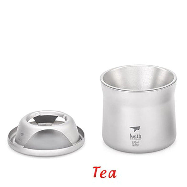 Bộ dụng cụ Titanium Mini Tea Coffee Mug Titanium Keith Ti3911