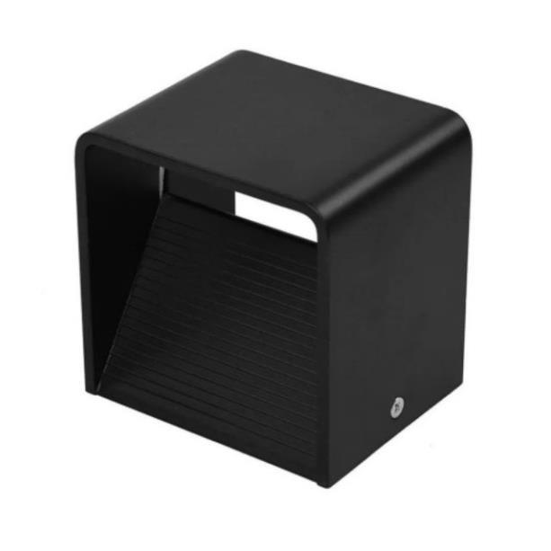 Đèn tường led trang trí hình vuông màu đen