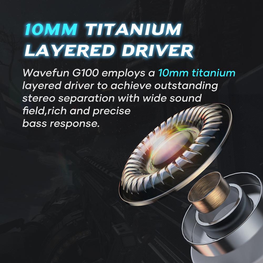 Tai nghe Bluetooth Tai nghe nhét tai chơi game không dây Tai nghe chơi game Wavefun Micrô kép Điều khiển âm lượng có độ trễ thấp 45ms Màu sắc: Xám