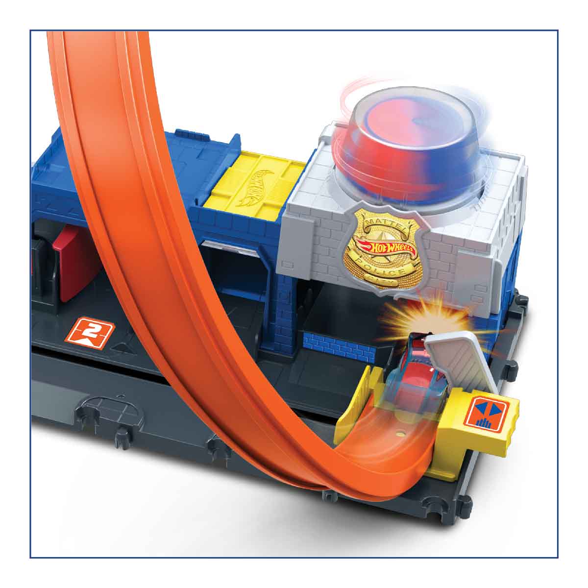 Đồ Chơi Trạm Cảnh Sát Siêu Đẳng HOT WHEELS JBM71