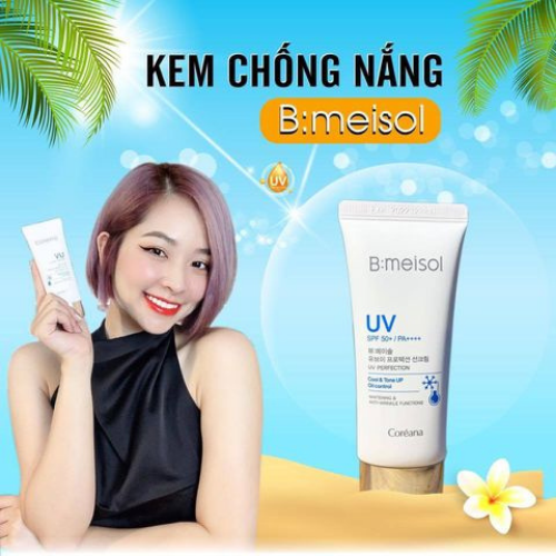 Hình ảnh Kem chống nắng căng bóng B:meisol UV Perfection Suncream 60ml SPF 50+ PA++++