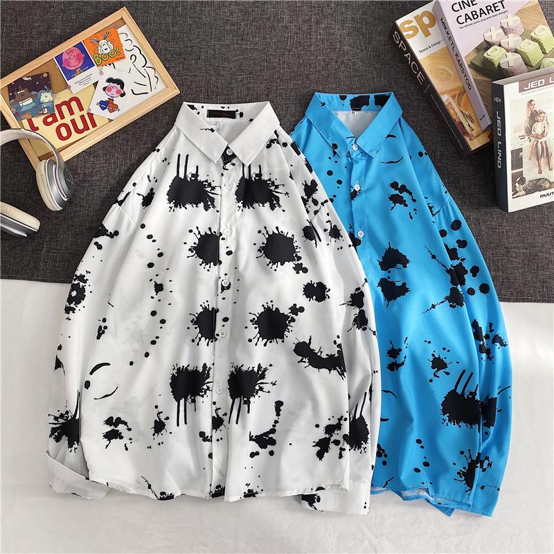 Áo Khoác Nam Tay Dài In Hình Thời Trang Hàn Quốc Cỡ M-3Xl