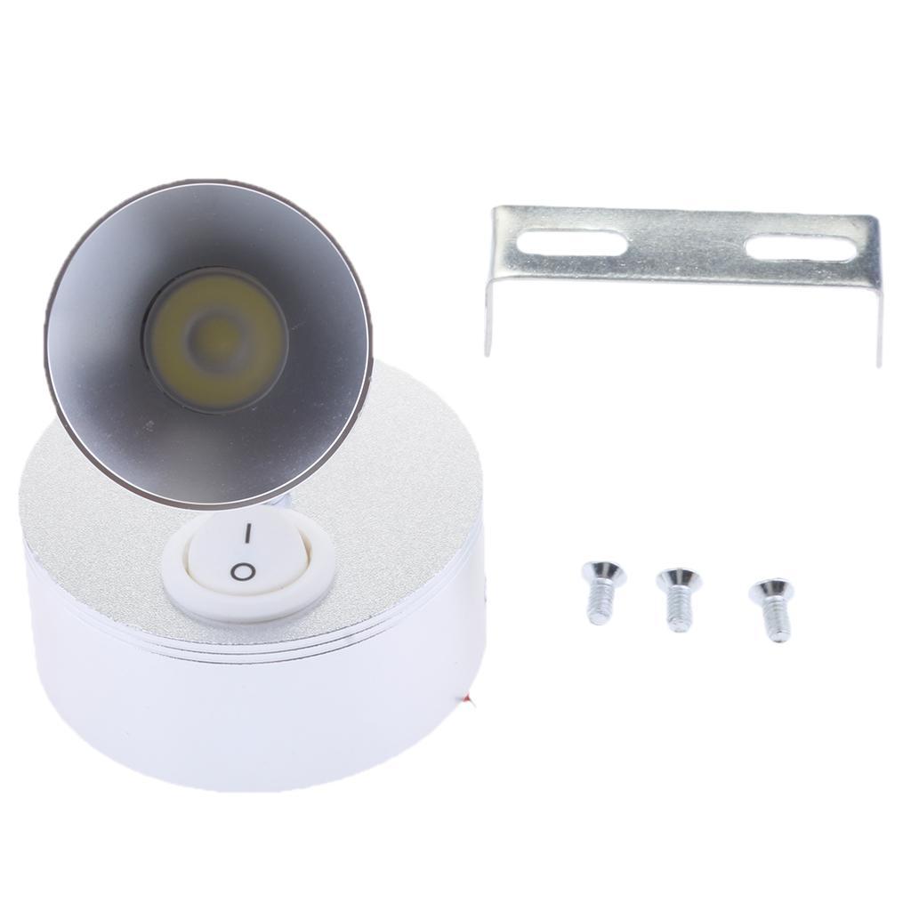 Boat 12V LED Interior Reading Swivel Light Bedside Light For Marine Camper