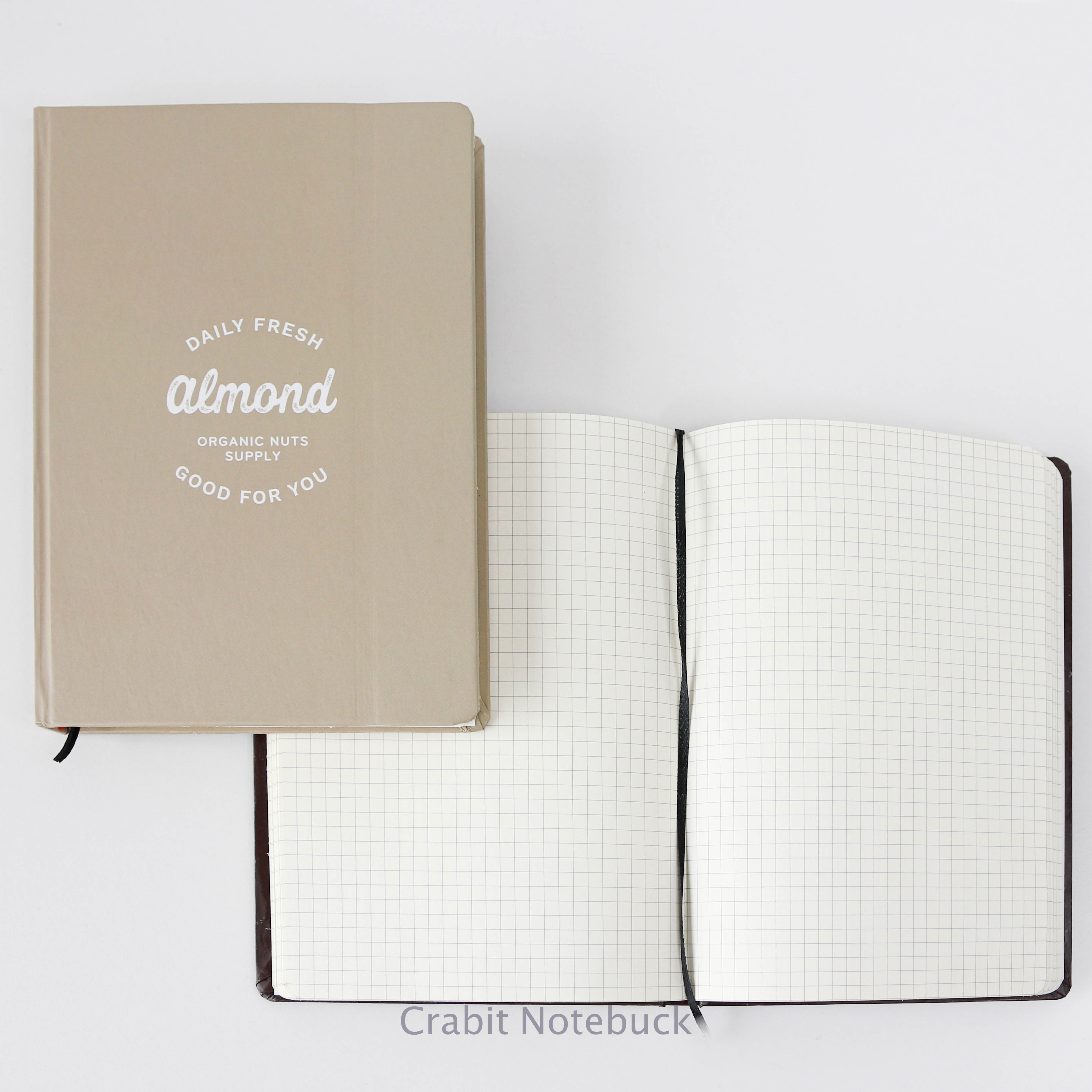 Sổ tay grid Crabit - Milk Collection - Sổ tay ruột ô vuông, ghi chép, làm bullet journal