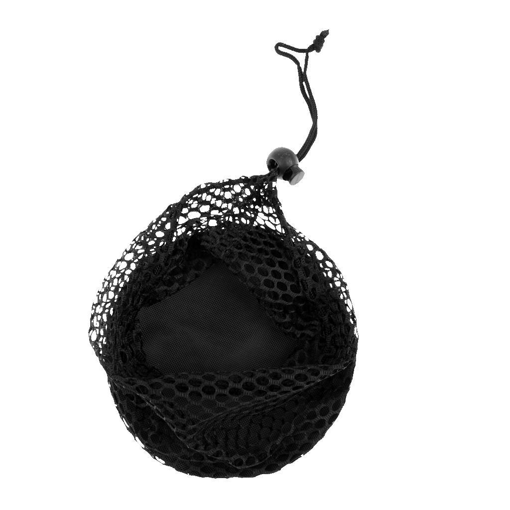Durable Nylon Mesh Nets Bag Pouch Golf Tennis Ball Carrying Holder Storage L