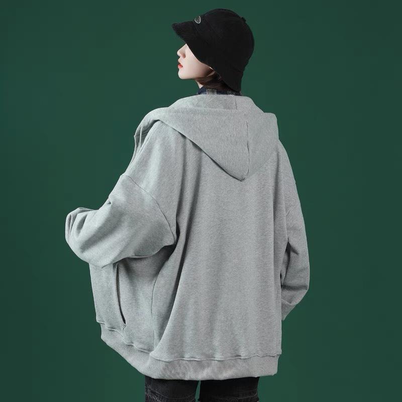 ÁO KHOÁC NỈ UNISEX NAM NỮ PHONG CÁCH HÀN QUỐC - HOODIE KHÓA KÉO THU ĐÔNG