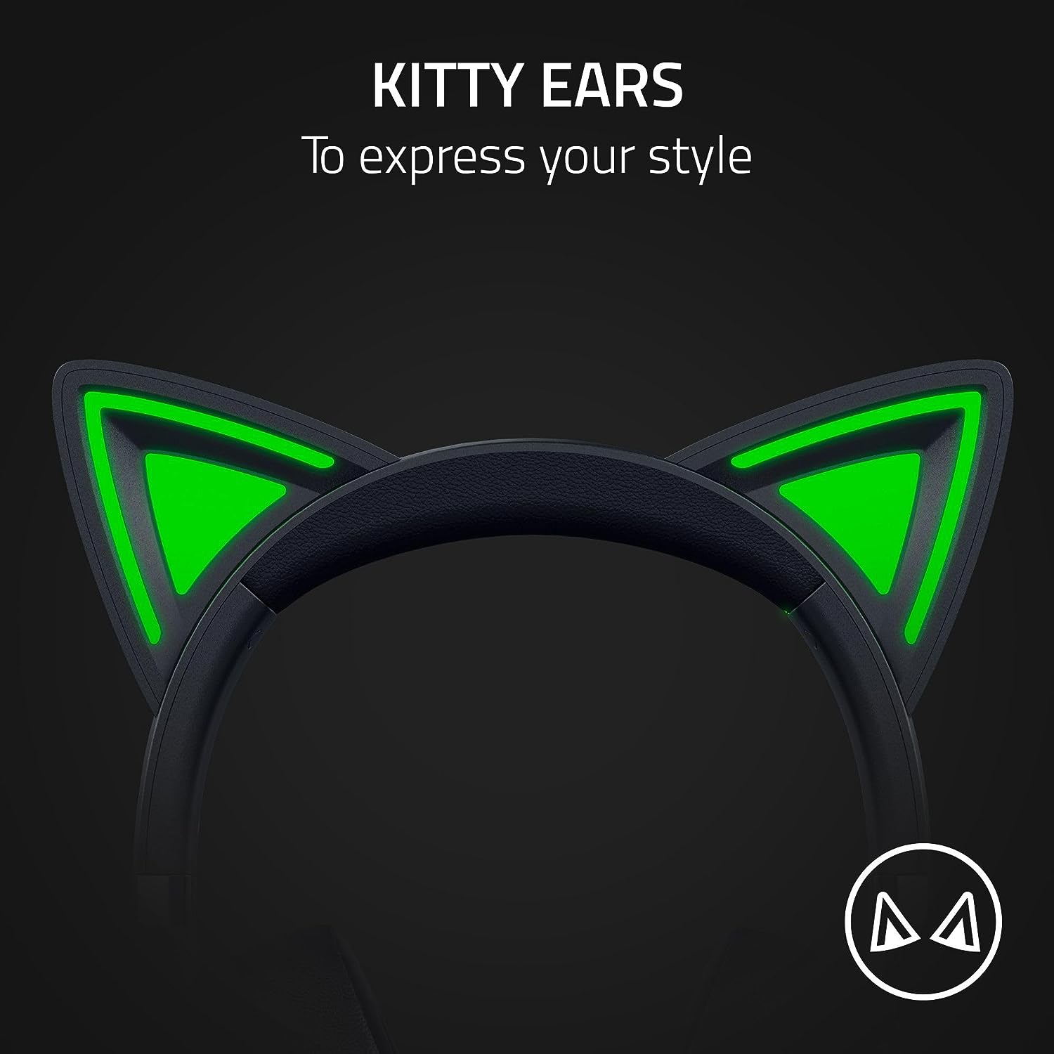 Tai nghe gaming có dây Razer Kraken Kitty V2 - Hàng chính hãng