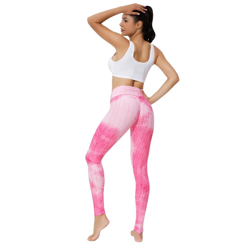 Đẩy Lên Tập Yoga Thoáng Khí Tập Gym Quần Áo Gợi Cảm Đầy Màu Sắc Liền Mạch Quần Legging Nữ Thể Thao Tập Thể Hình Cao Cấp Quần Chạy Bộ Thun