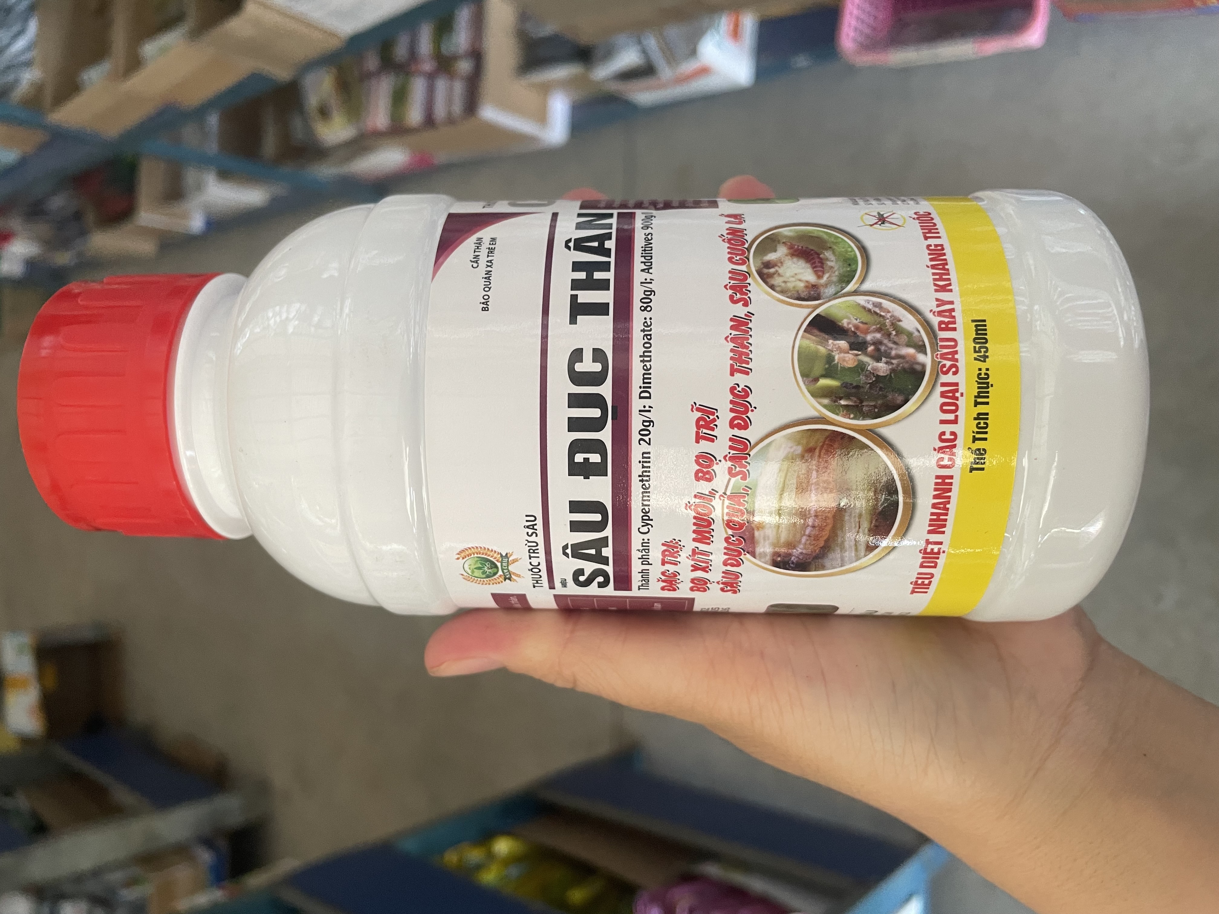 Thuốc trừ sâu đục thân, sâu đục quả, bọ xít, sâu cuốn lá (450ml)