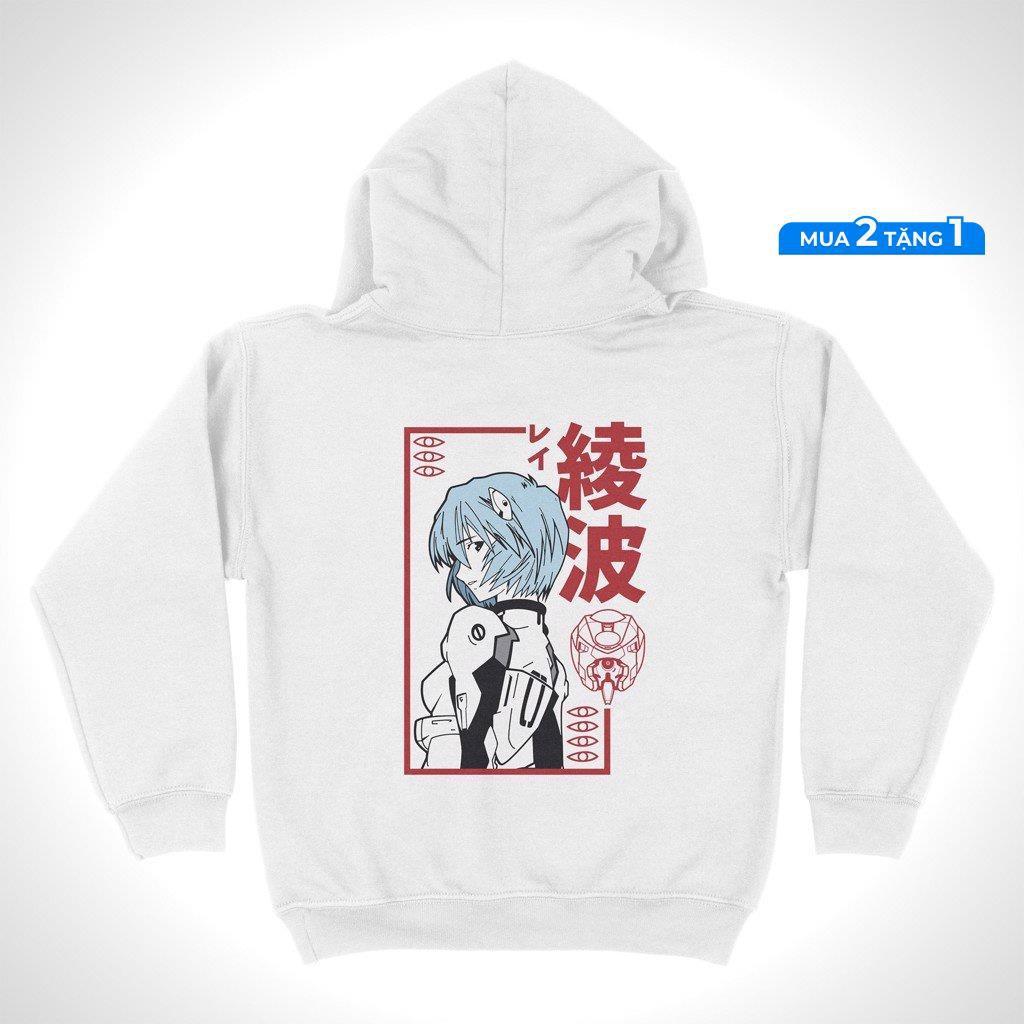 Áo hoodie Rei Ayanami