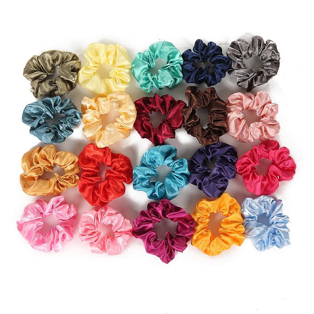 40-Pack Velvet Scrunchies Hair Bands Hair Ties Ropes Women Hair Accessories