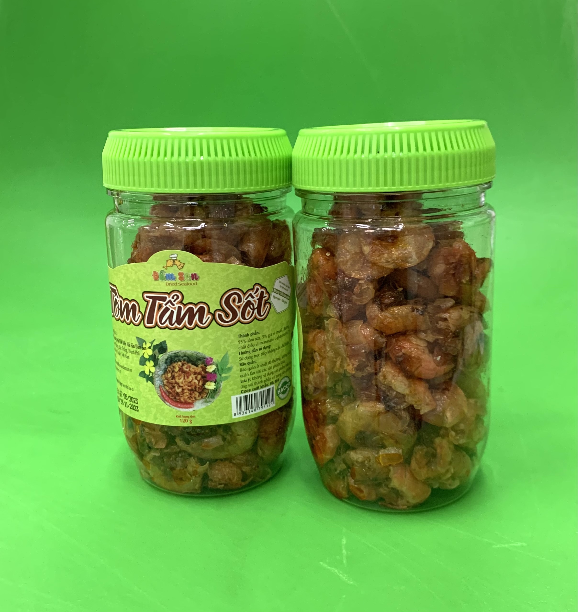 Đặc Sản Bình Thuận - Tôm Tẩm Sốt Đầm Sen - 120G - Ocop 4 Sao