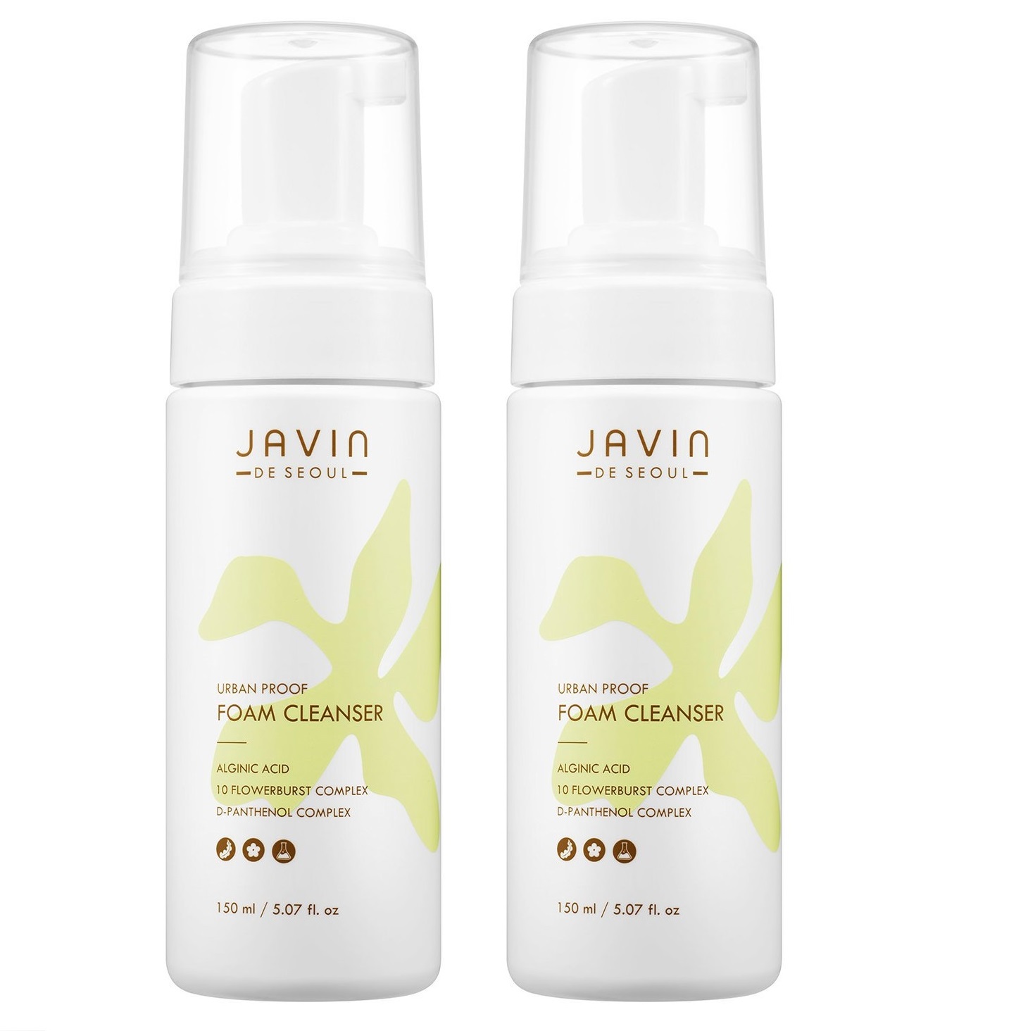 Sữa Rửa Mặt Trắng Da, Dưỡng ẩm tạo bọt Javin De Seoul Cleansing Foam Hàn quốc kèm 1 mặt nạ ngọc trai benew