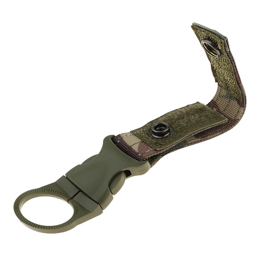 Key Ring Holder Gear Keychain Clip Nylon Webbing Quick Release Buckle Molle Bag Attachments