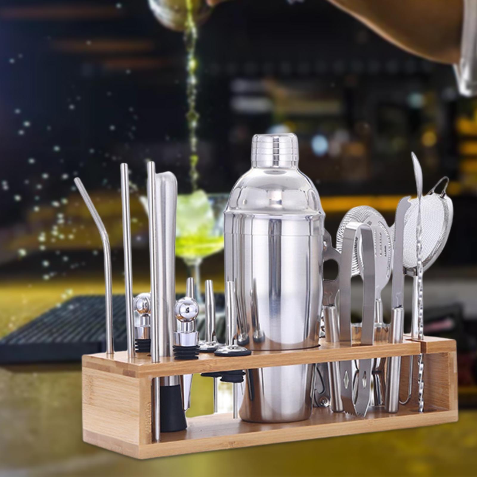 Bartender Kit Bar Accessories Bar Mixer Spoon Martini Shaker for Bartending