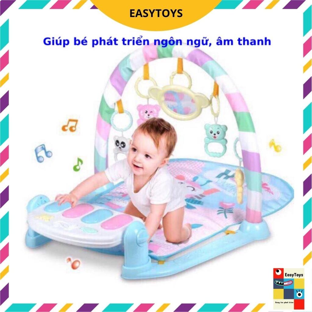 Thảm nhạc cho bé nằm chơi cao cấp phát triển thính giác thị giác