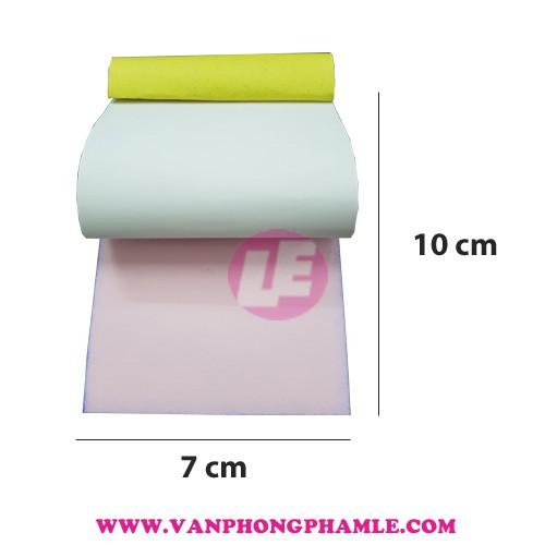 Giấy 2 Liên 7 x 10 cm (Lốc 10 Cuốn)