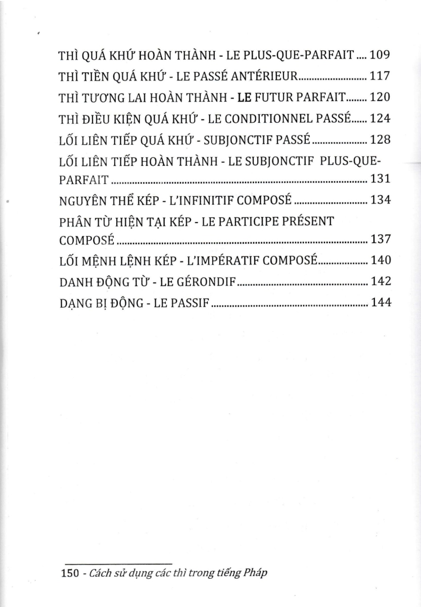 Cách Sử Dụng Các Thì Trong Tiếng Pháp - HA