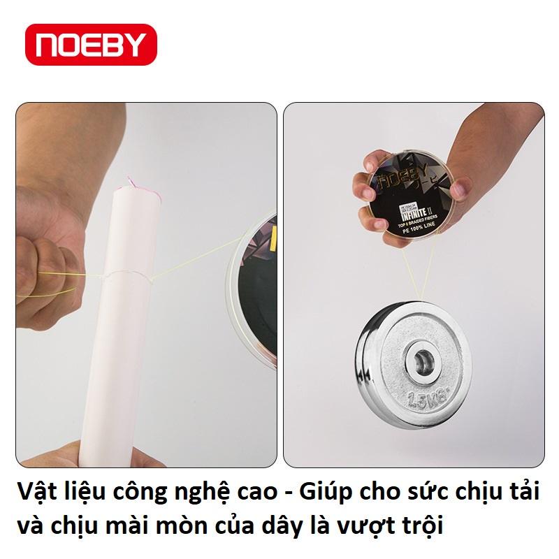 Dây Dù Câu Cá Noeby 150m,8 Lõi Lụa Đức Cao Cấp Siêu Khỏe Sanami Fishing