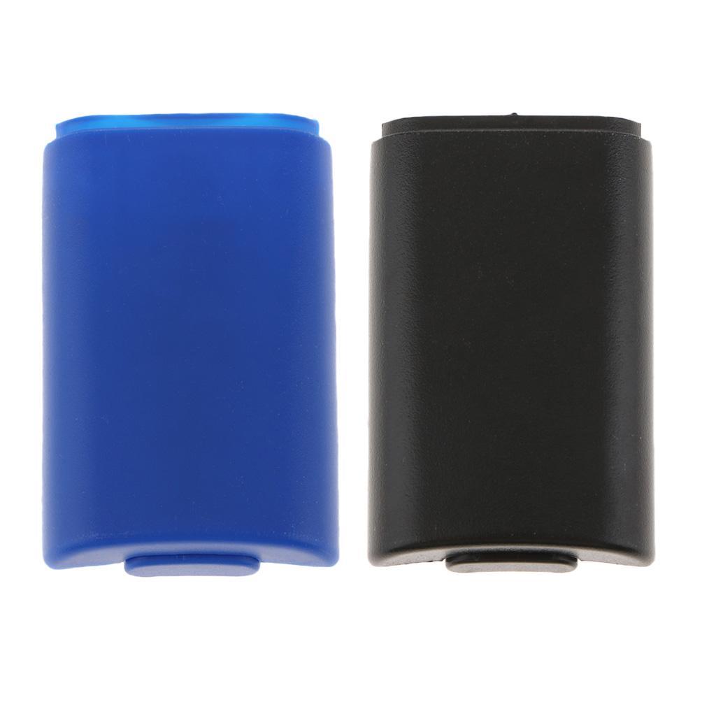 Battery Cover Back Door for Microsoft  360 S Remote Control Black Blue