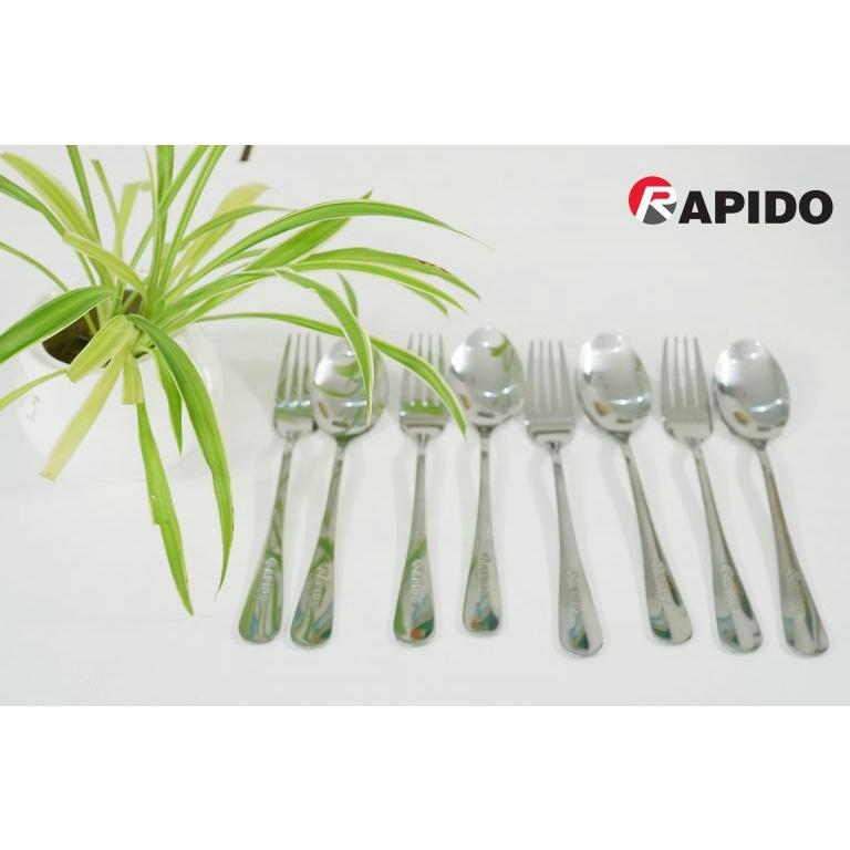 Bộ thìa dĩa Santo Rapido 12 món thìa và dĩa inox 304 sang trọng