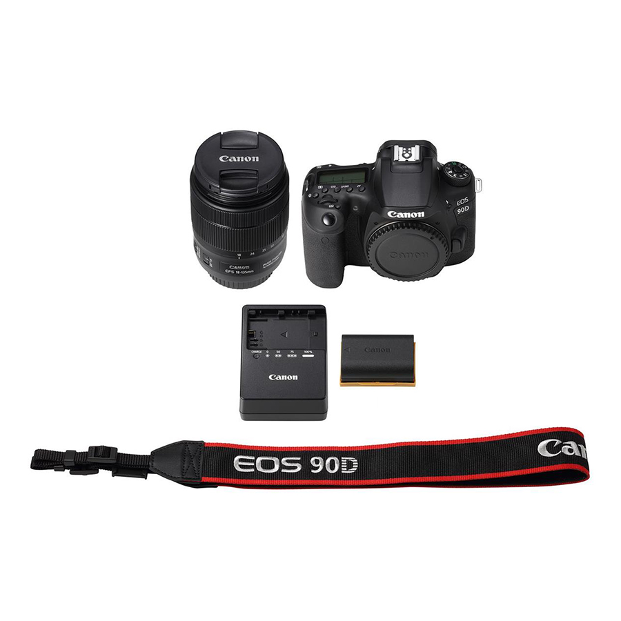 Máy Ảnh Canon EOS 90D Kit 18-135mm - Hàng Nhập Khẩu