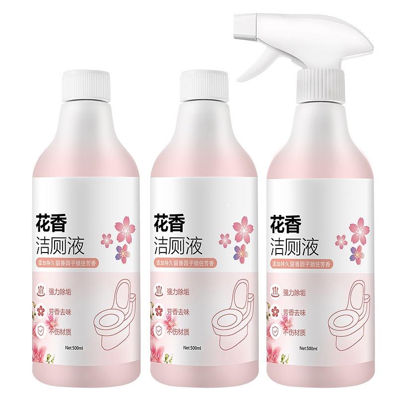 Chai xịt tẩy rửa bồn cầu HOA ANH ĐÀO, nhà vệ sinh đa năng siêu sạch hương nước hoa anh đào khử khuẩn 500ml