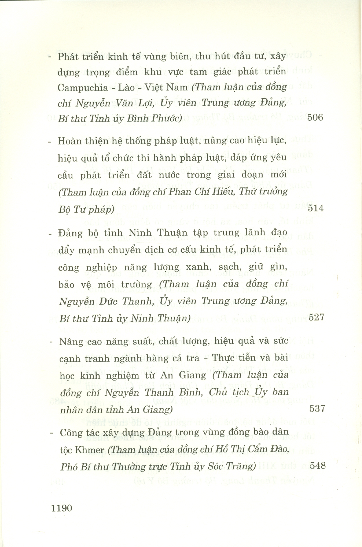 Tham Luận Đại Hội Đại Biểu Toàn Quốc Lần Thứ XIII