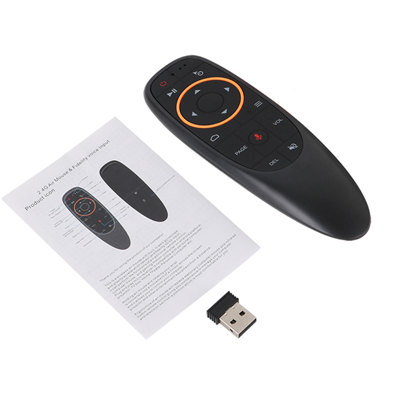 Điều Khiển Bluetooth Tìm Kiếm Giọng Nói Air Mouse Remote Voice G10 / Q6 / V1 - Hàng Nhập Khẩu