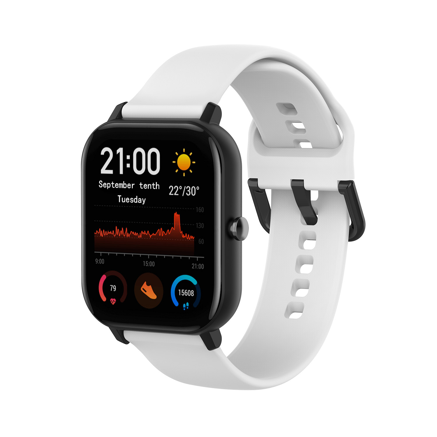 Dây Đeo Thay Thế Cho Đồng Hồ Thông Minh Smart Watch Size 20mm Xiaomi Amafit GTS / Xiaomi Amazfit Bip / Huawei Watch 2 / Garmin Vivomove HR / Samsung Galaxy Watch (42mm) - Dây Trơn - Size Lớn