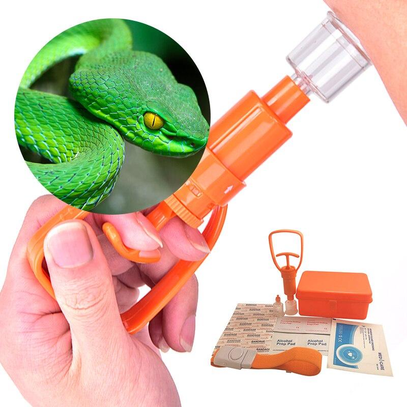 Outdoor Venom Extractor Vacuum Pump for Wild Vipers Bees Biting First Aid tool