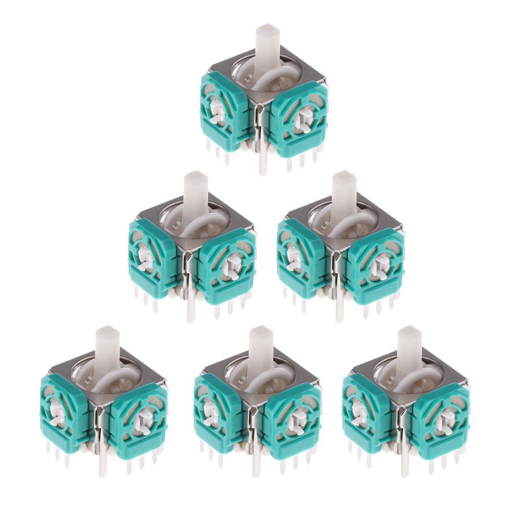 6x Analog Joystick Stick Switch Replacement for  GameCube Controller