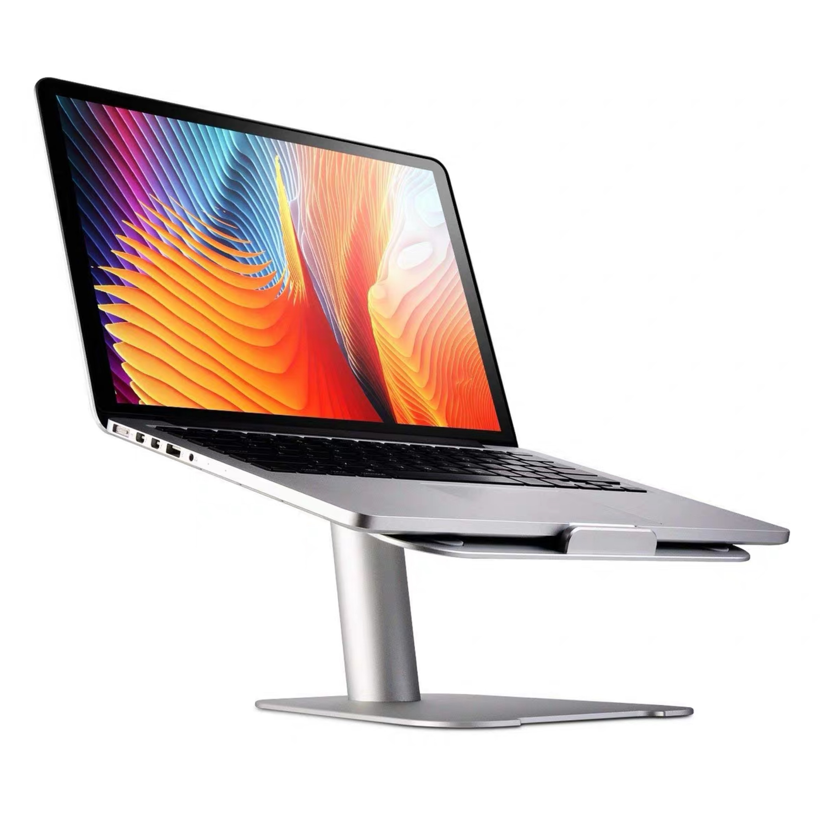 Giá đỡ laptop stand nhôm nguyên khối có thể điều chỉnh độ cao