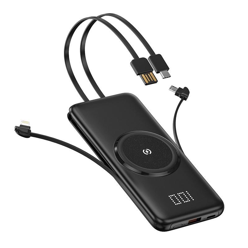 Sạc Dự Phòng Không Dây Y1 20000 mAh 3 Đầu Ra Kích Thước Lớn Nhỏ Gọn