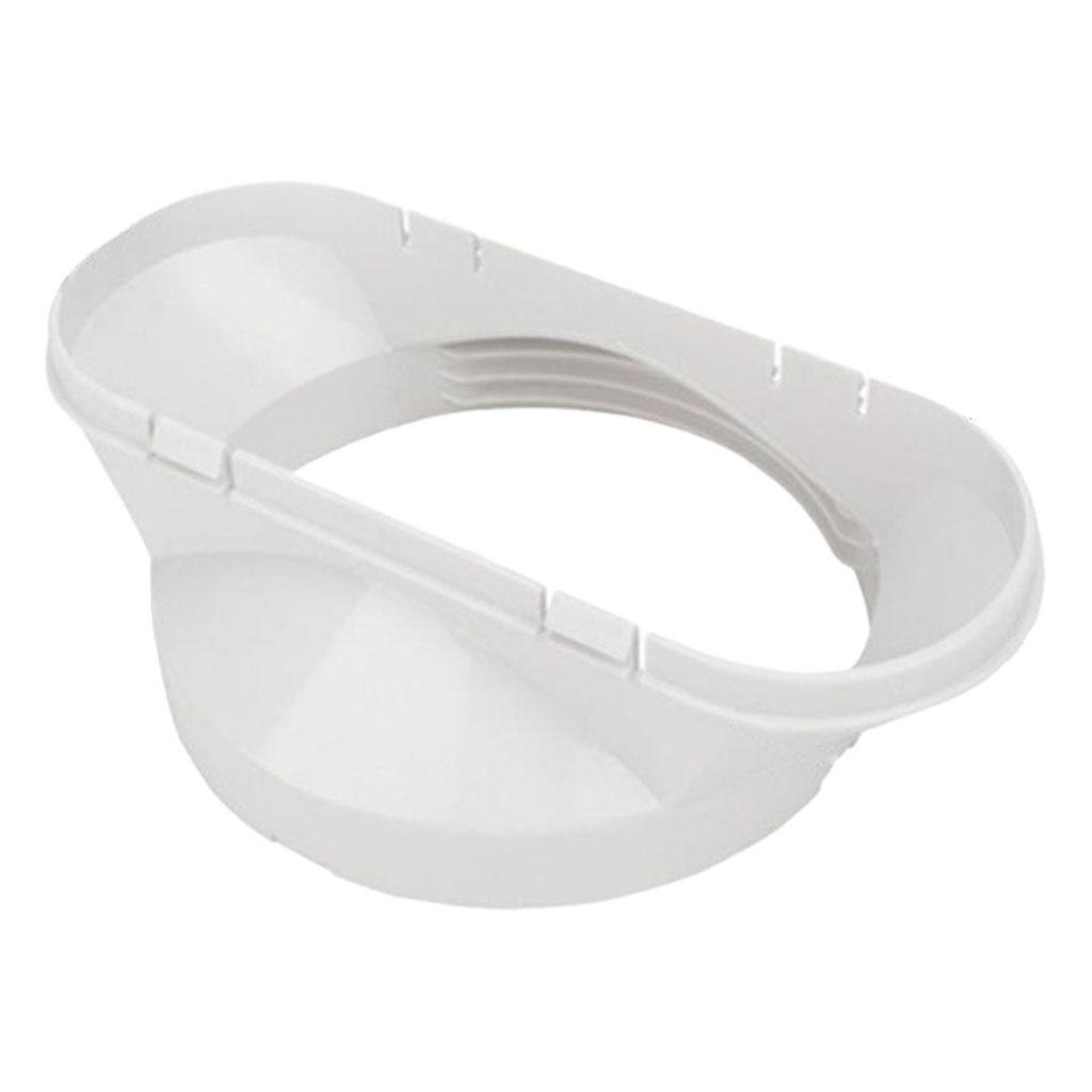 5.1'' Exhaust Vent Interface Connector for A/C Hose Adapter