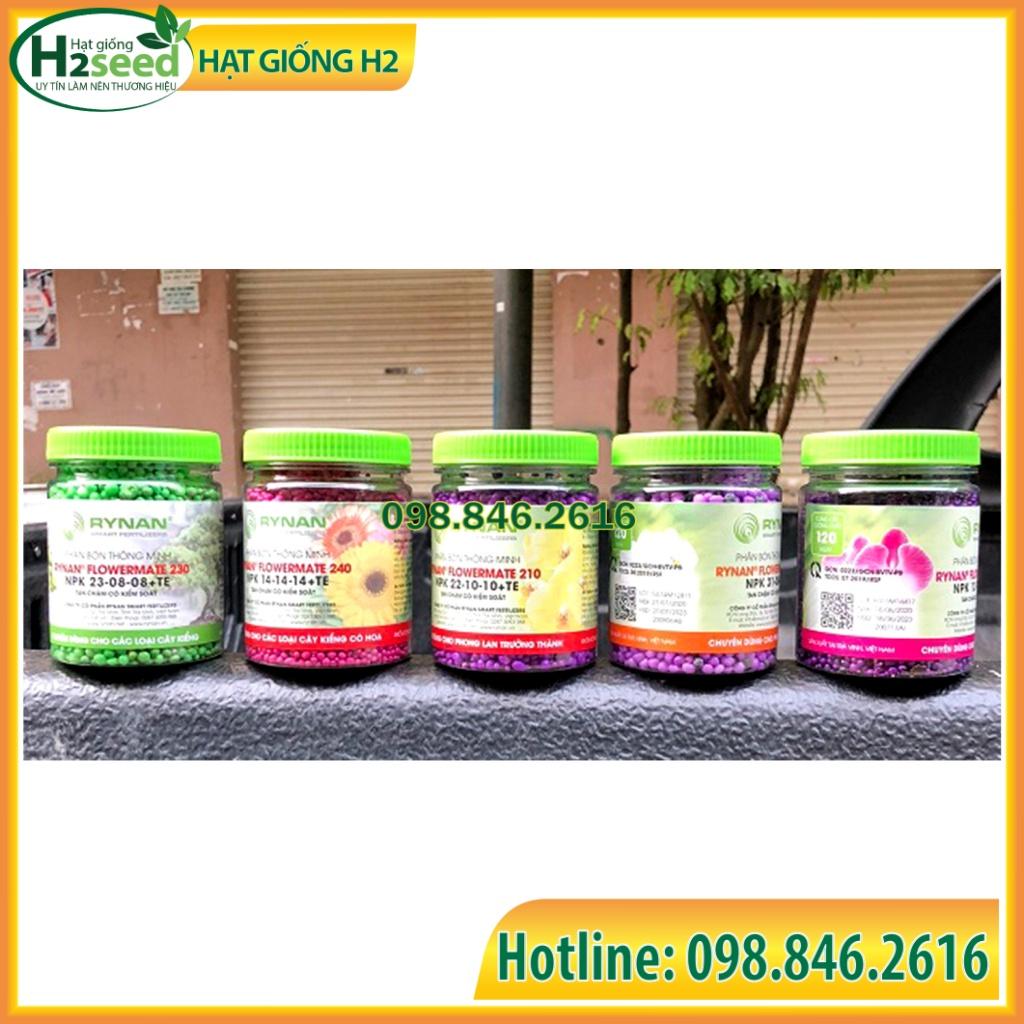 Bộ 5 loại phân bón tan chậm thông minh RYNAN chuyên dùng cho phong lan