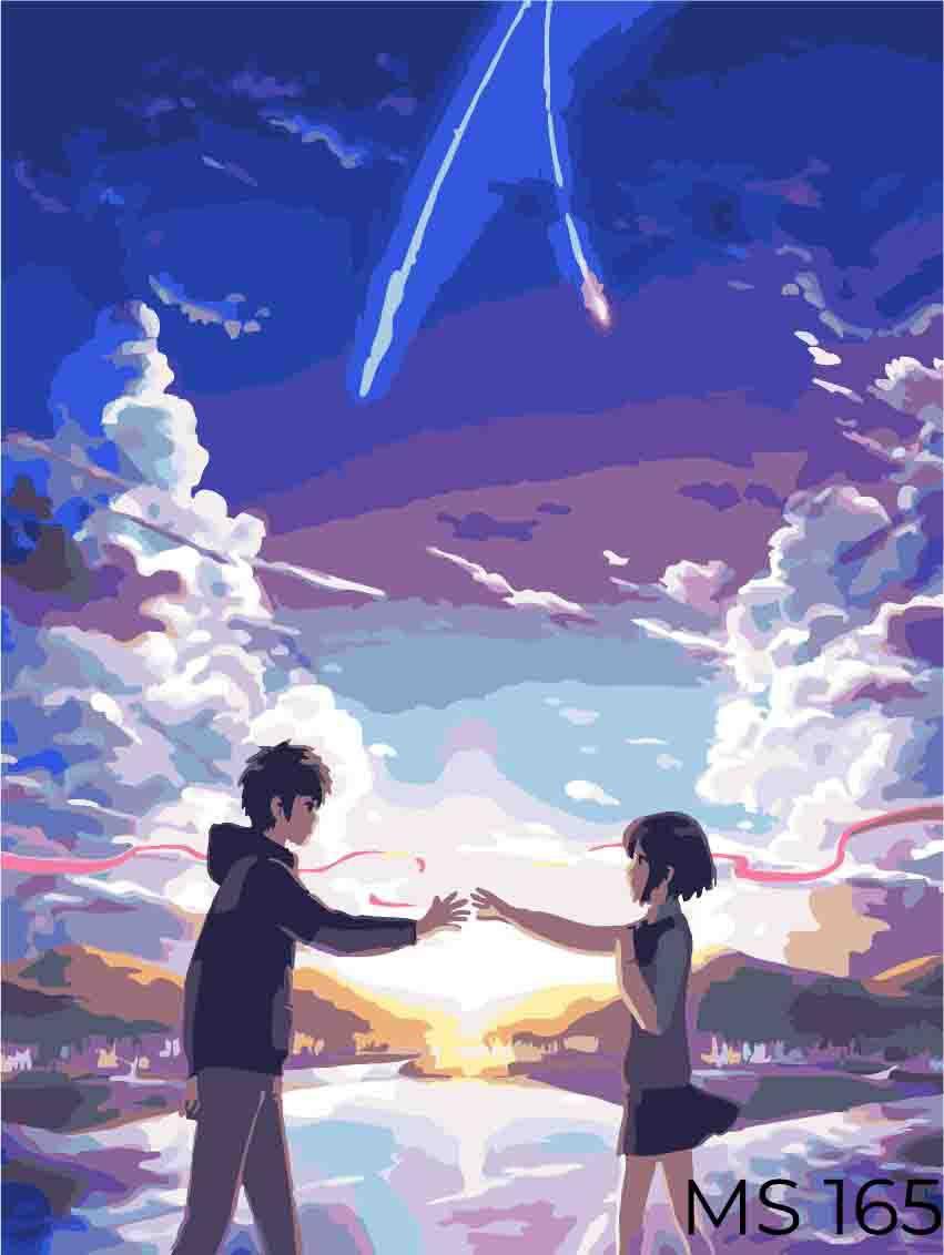 Tranh Tô Màu Theo Số Licopen - Tranh Your Name - MS165