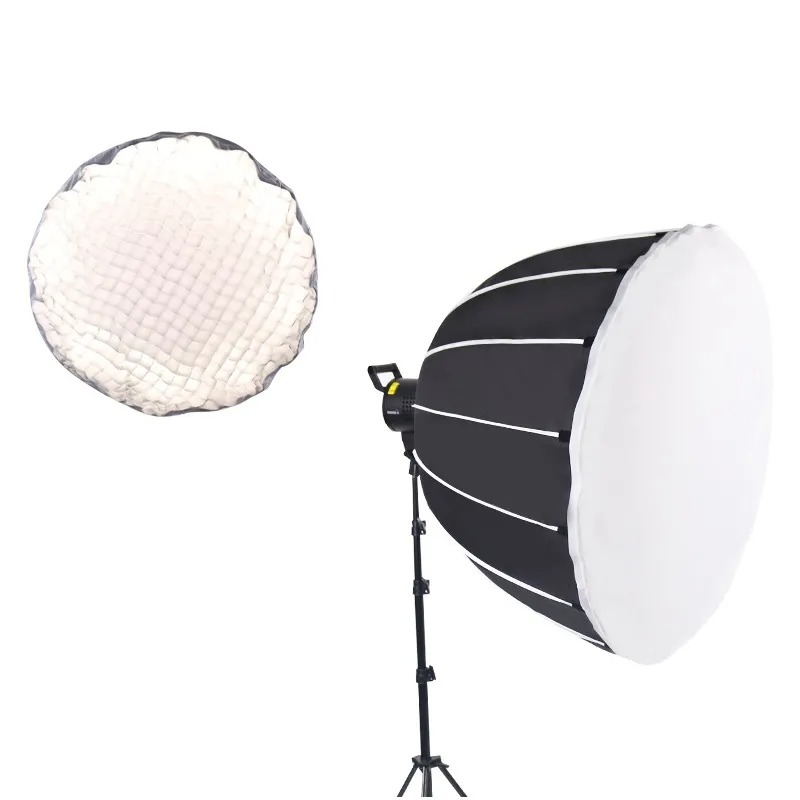 Softbox Lồng Tản Sáng Parabolic 90cm Có Lưới Grid Thao tấc nhanh Dùng cho Ngàm Bowens