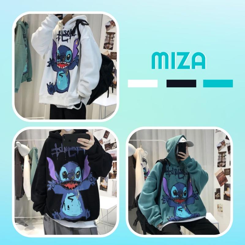 Áo hoodie nam nữ unisex nỉ ngoại cao cấp da cá form rộng có mũ ulzzang hàn quốc cặp đôi local brand cute zip STITCH